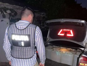 FOTO/VIDEO: Peste o tonă de alcool etilic, fără acte de proveniență, depistat de ofițerii de investigații
